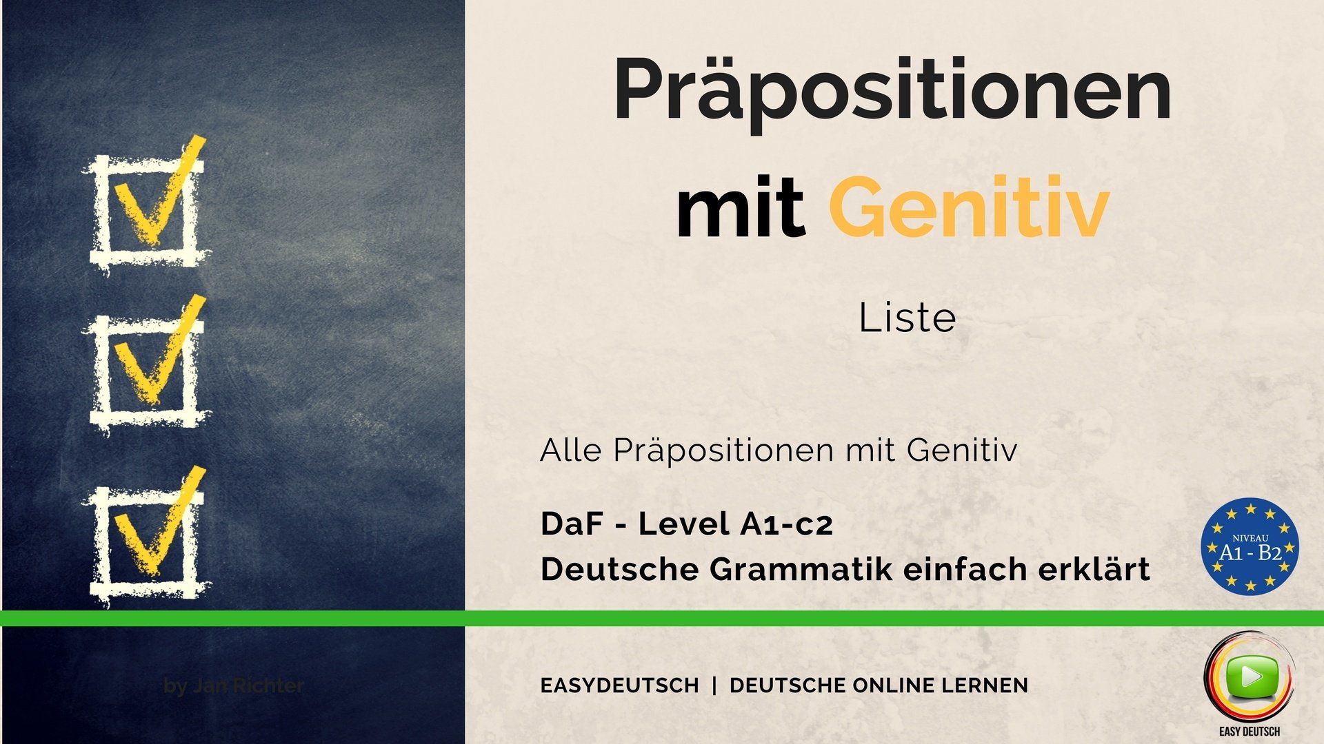 45 Präpositionen mit Genitiv Bedeutung, Beispiele, Liste