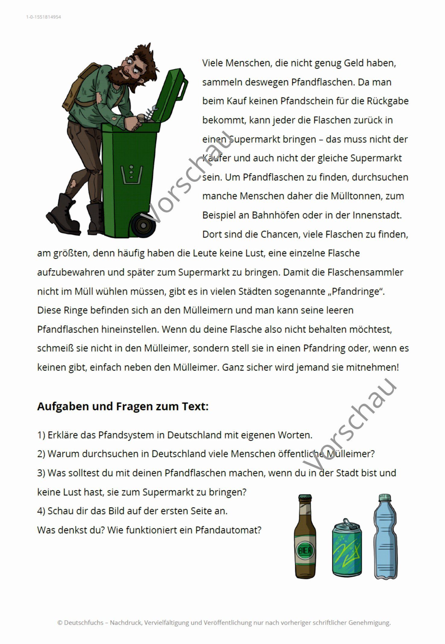 Deutschfuchs - Online Lehrbuch Beispiel 6