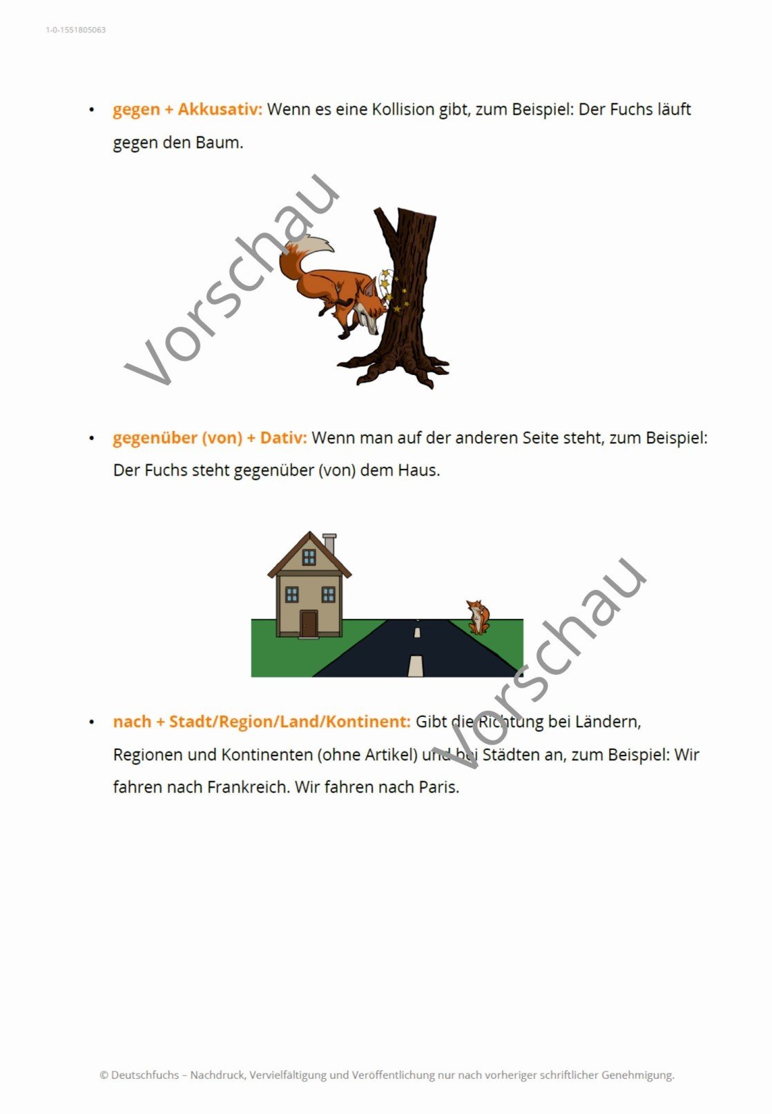 Deutschfuchs - Online Lehrbuch Beispiel 3