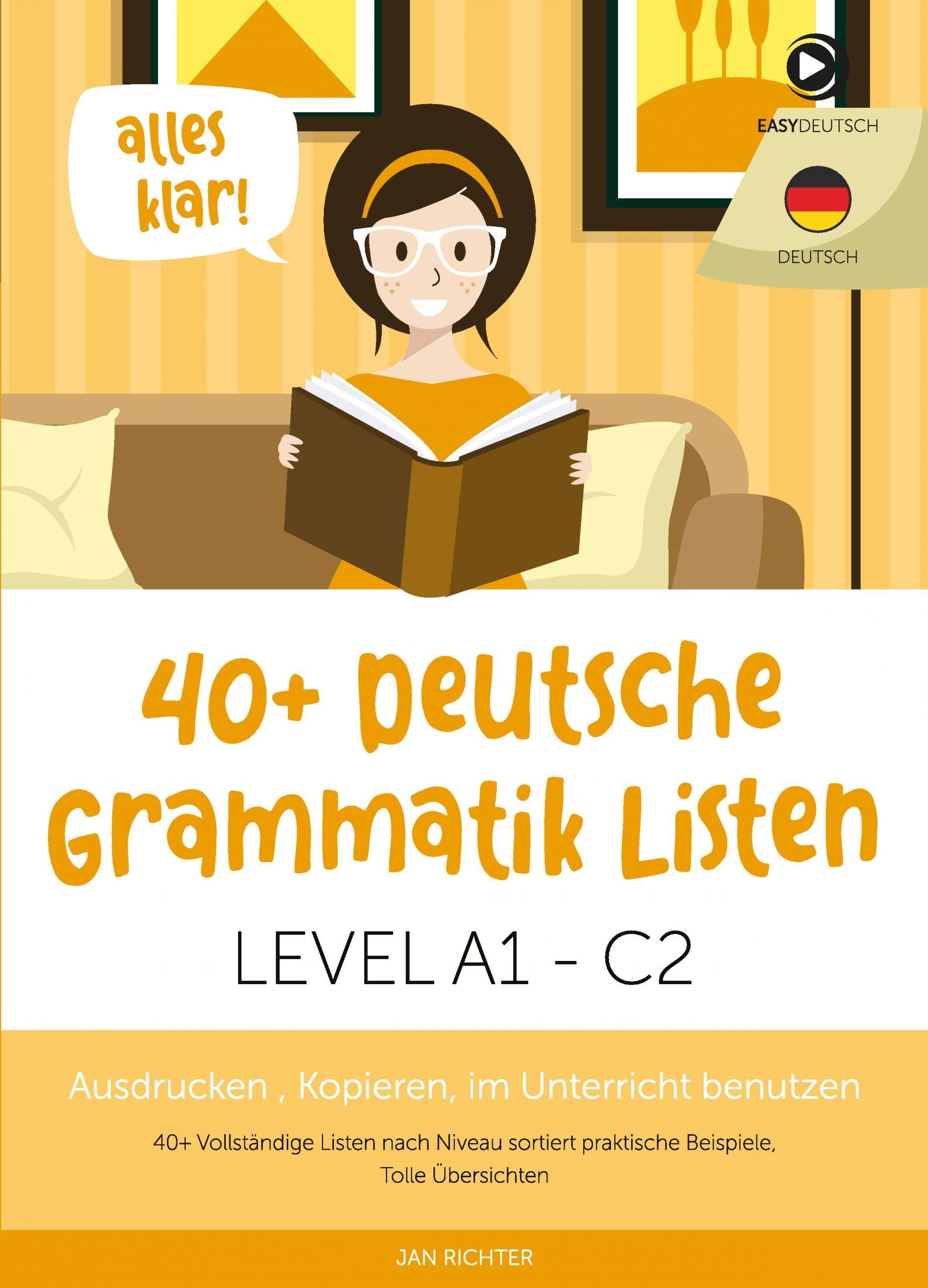 Deutsche Grammatik listen