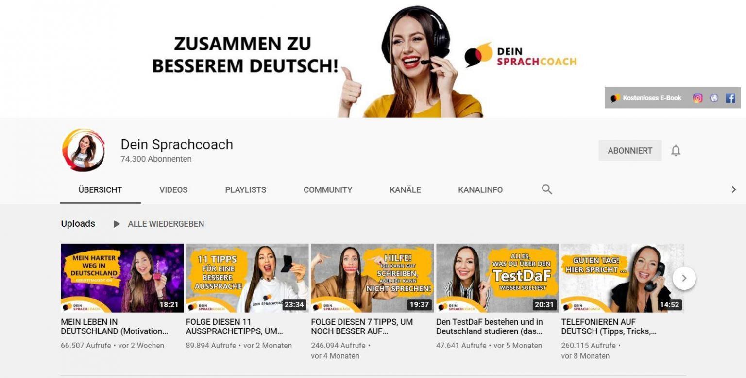 [Top 5 + 1] Mit Youtube Deutsch Lernen In 2021