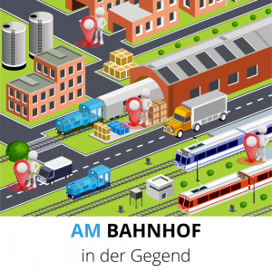 am Bahnhof