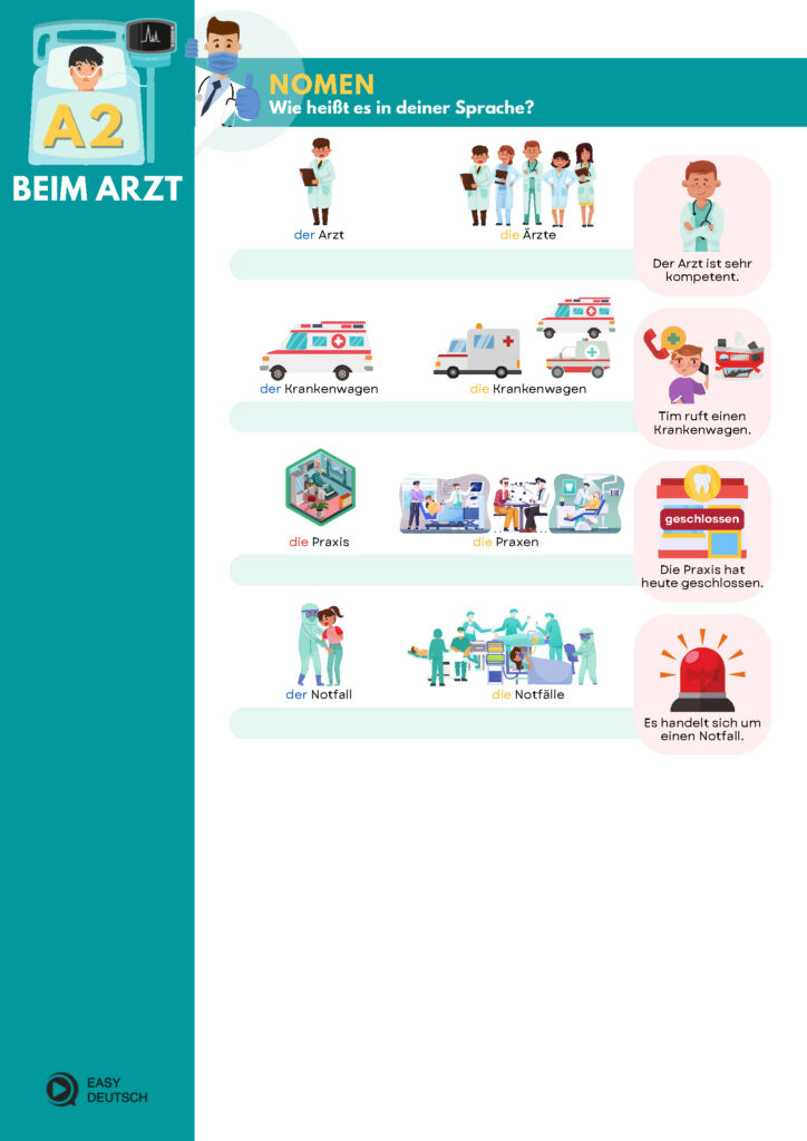 Wortschatz A1-B1 – Deutsch