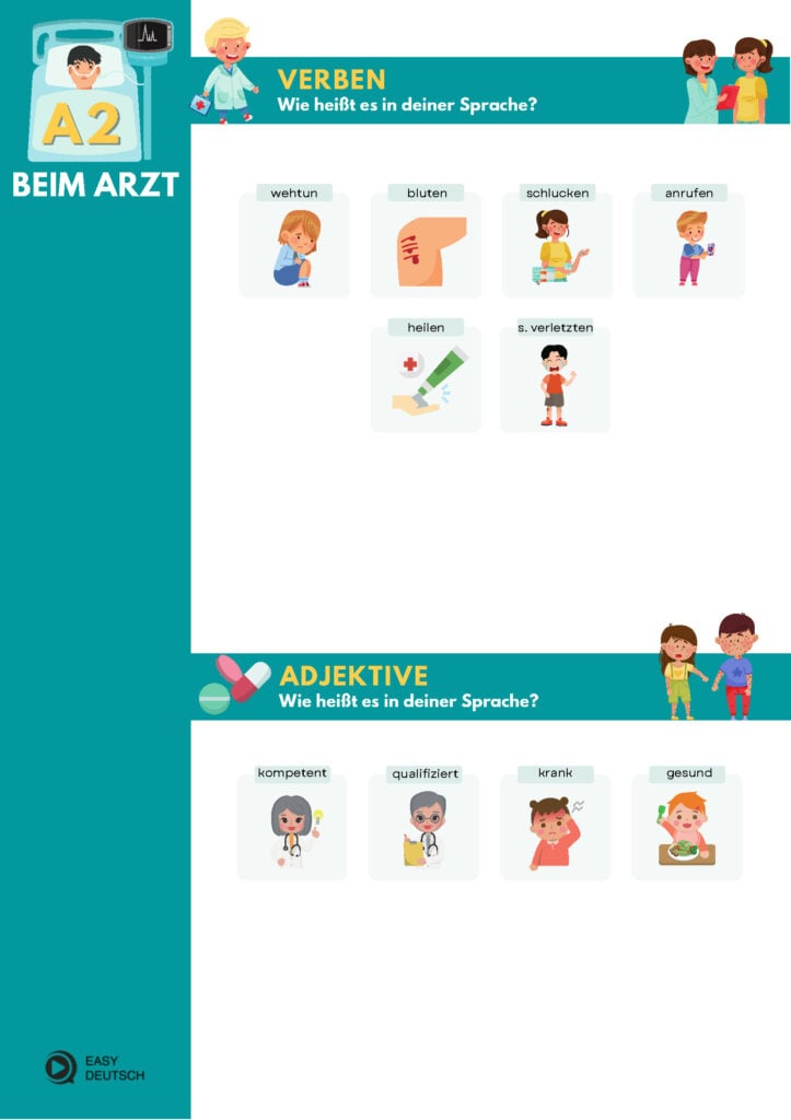 Wortschatz A1-B1 – Deutsch