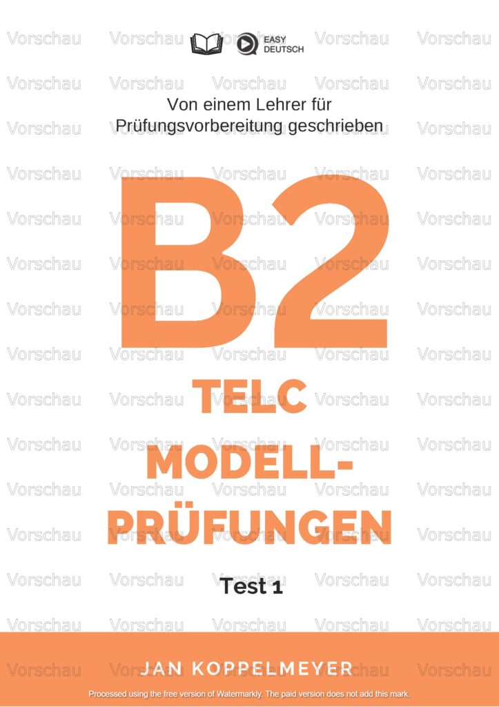 Modelltest telc B2 Deutschprüfung