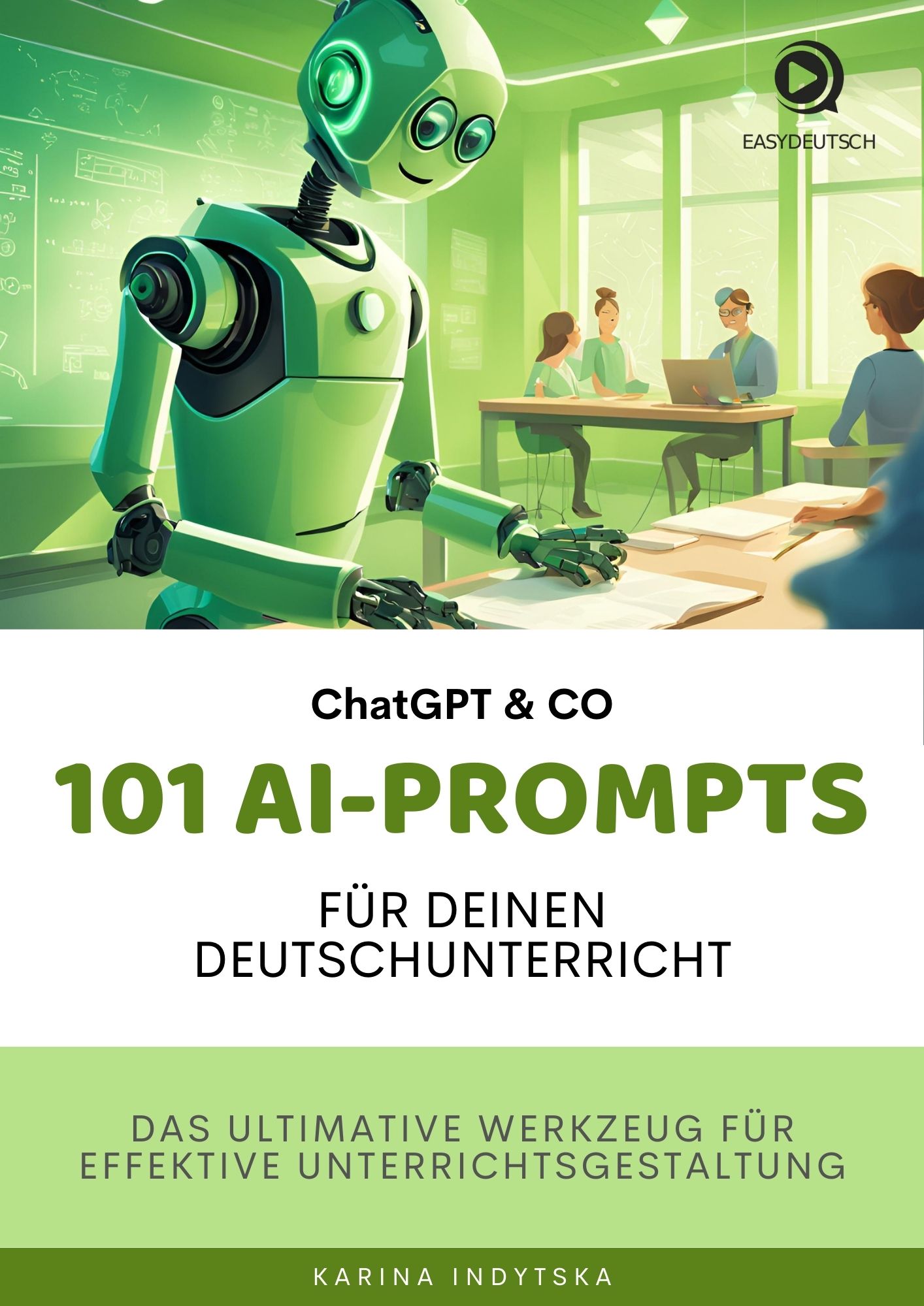 Cover 101 AI Prompts für Deutschunterricht